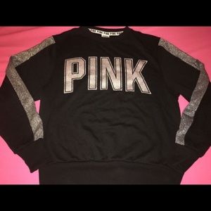 Vs pink crew neck